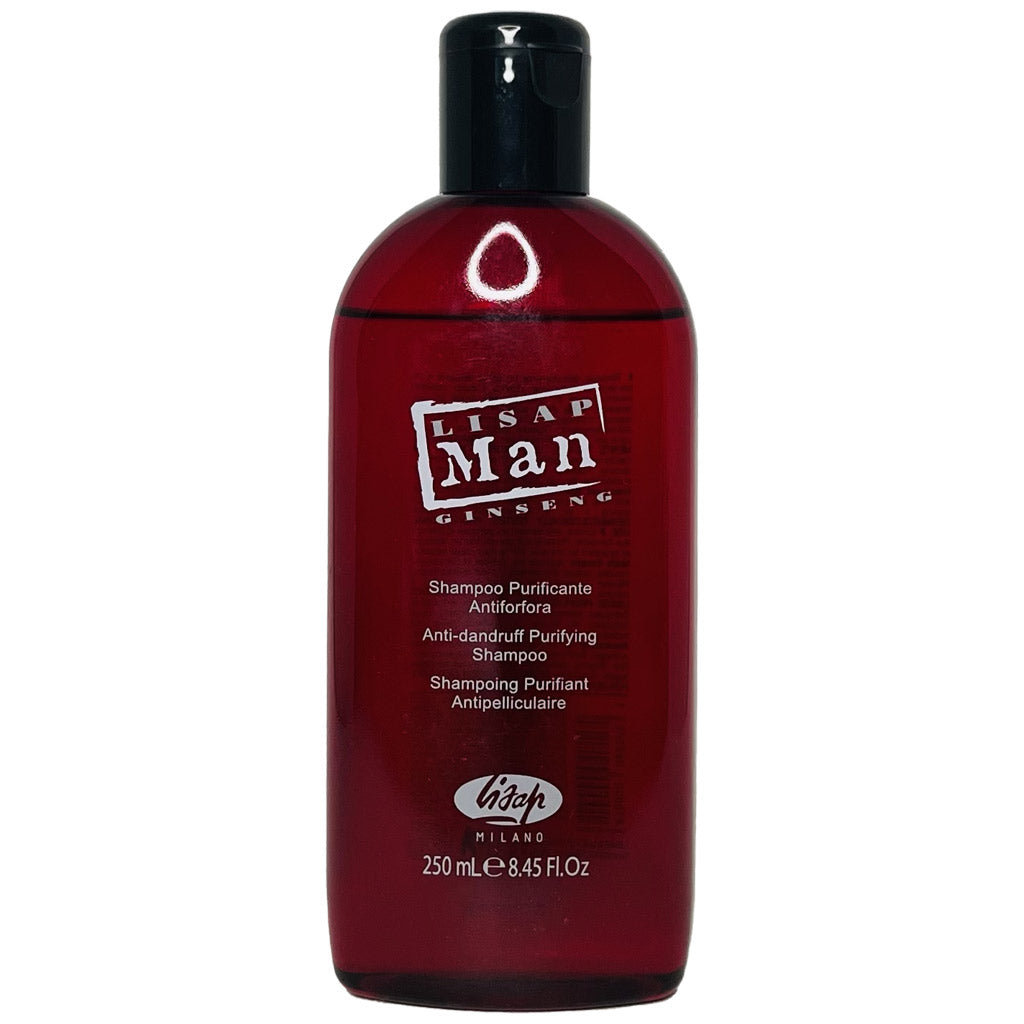 LISAP MILANO LISAPMAN Shampoing purifiant antipelliculaire pour homme 250 ml.