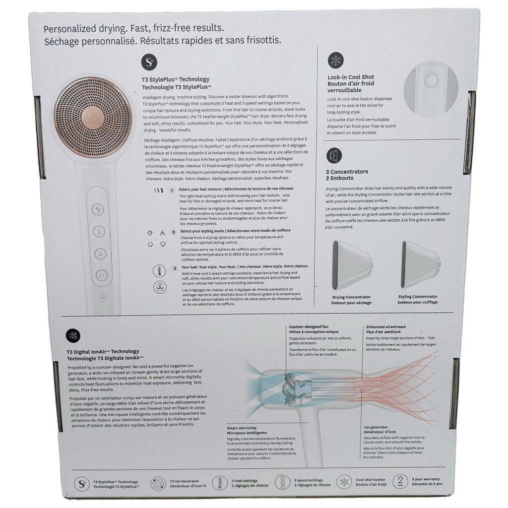 T3 Featherweight StylePlus Professional séchoir algorithmique