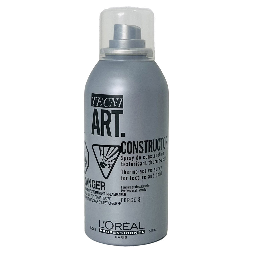 L’OREAL PROFESSIONNEL TECHNIART Spray de construction texturisant thermo-actif CONSTRUCTOR 150 ml.