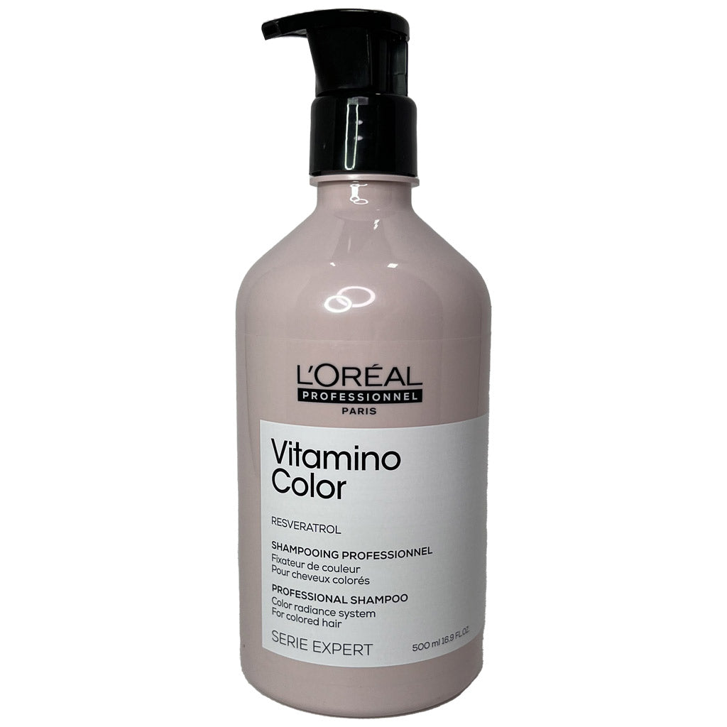 L’OREAL SÉRIE EXPERT VITAMINO COLOR Shampoing fixateur de couleur 500 ml.