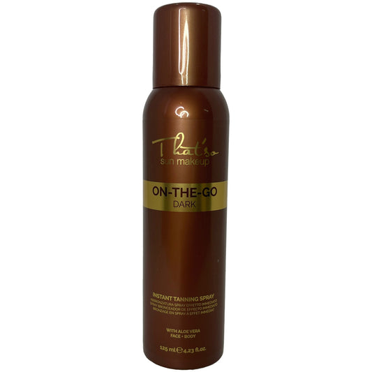 THAT’SO Bronzage en spray à effet immédiat ON THE GO couleur Dark 125 ml.