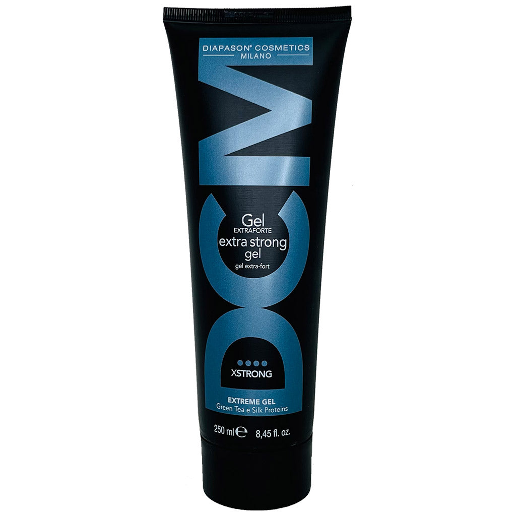 DCM Gel extra-fort pour cheveux 250 ml.