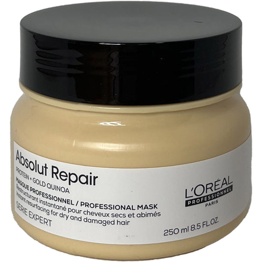 L’OREAL SÉRIE EXPERT ABSOLUT REPAIR Masque restructurant instantané cheveux secs et abimés 250 ml.